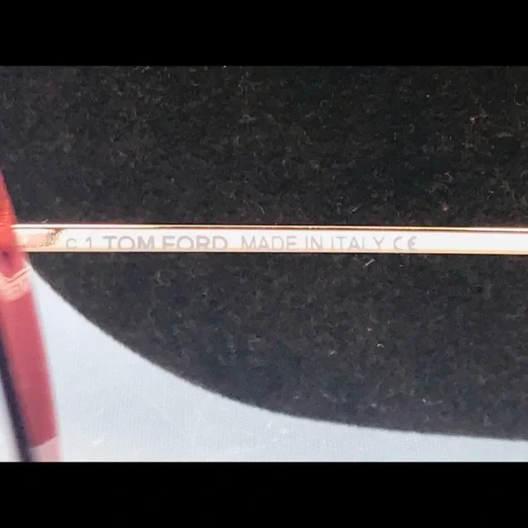 Tom Ford Toby-02 TF901 28T Gld Metal Woman s Side Shield Sunglasses 60mm - Picture 13 of 13